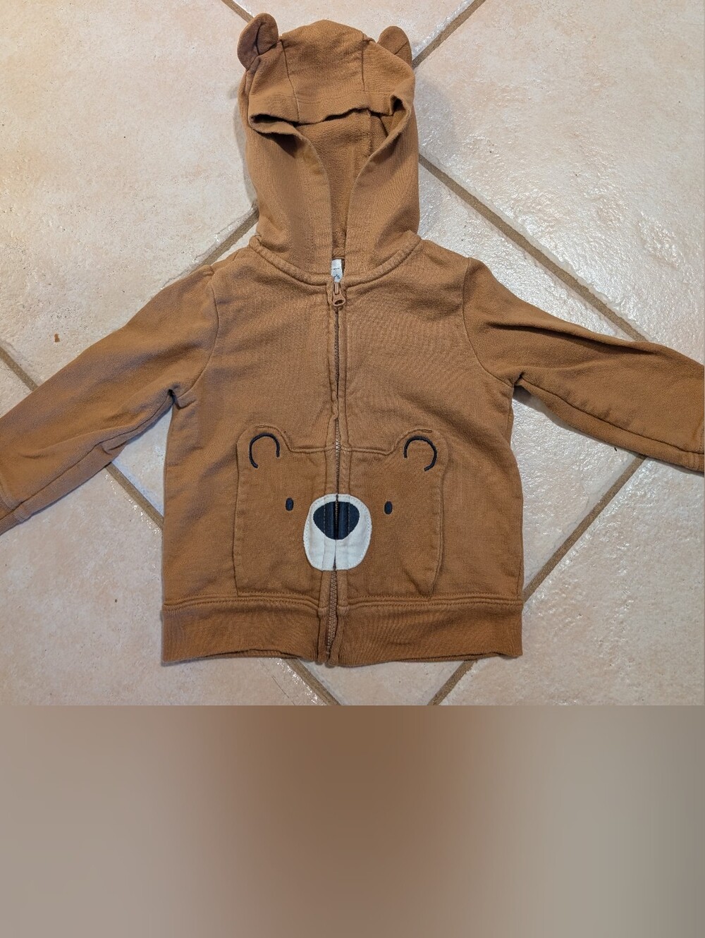 Carter's Brown Bear Hoodie Jacket with Ears